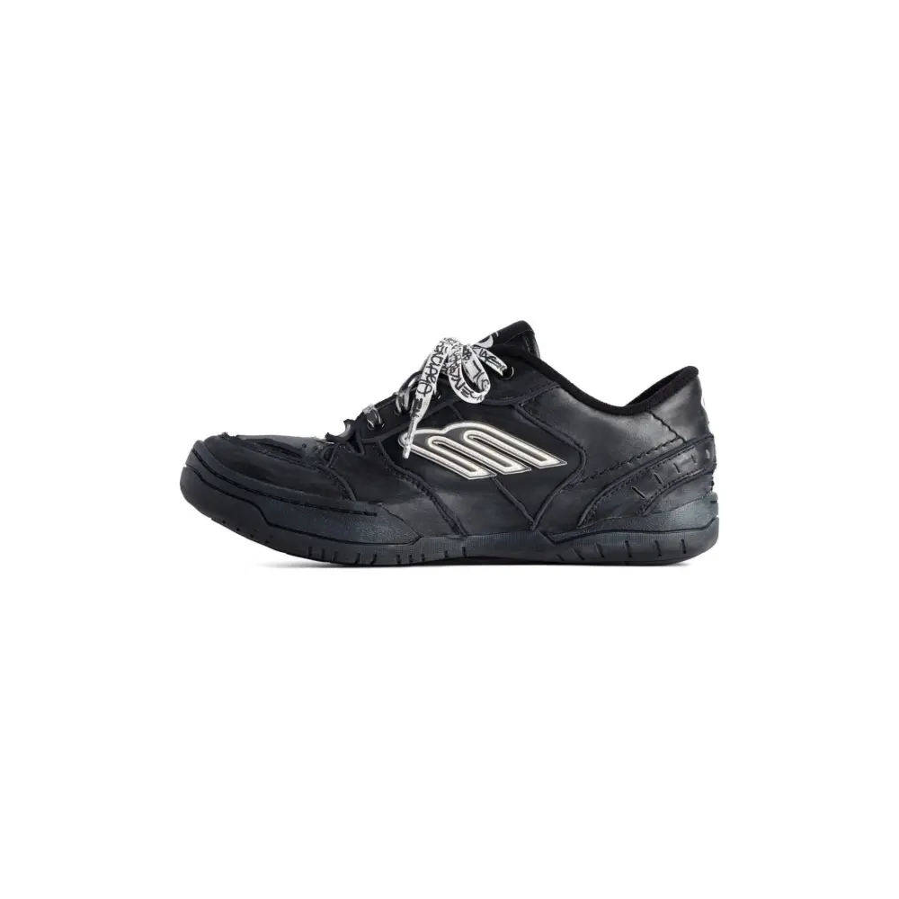 Giày Balenciaga Hamptons Worn-out Trainers 'Black' 841765WCURB1000 - Ảnh 6