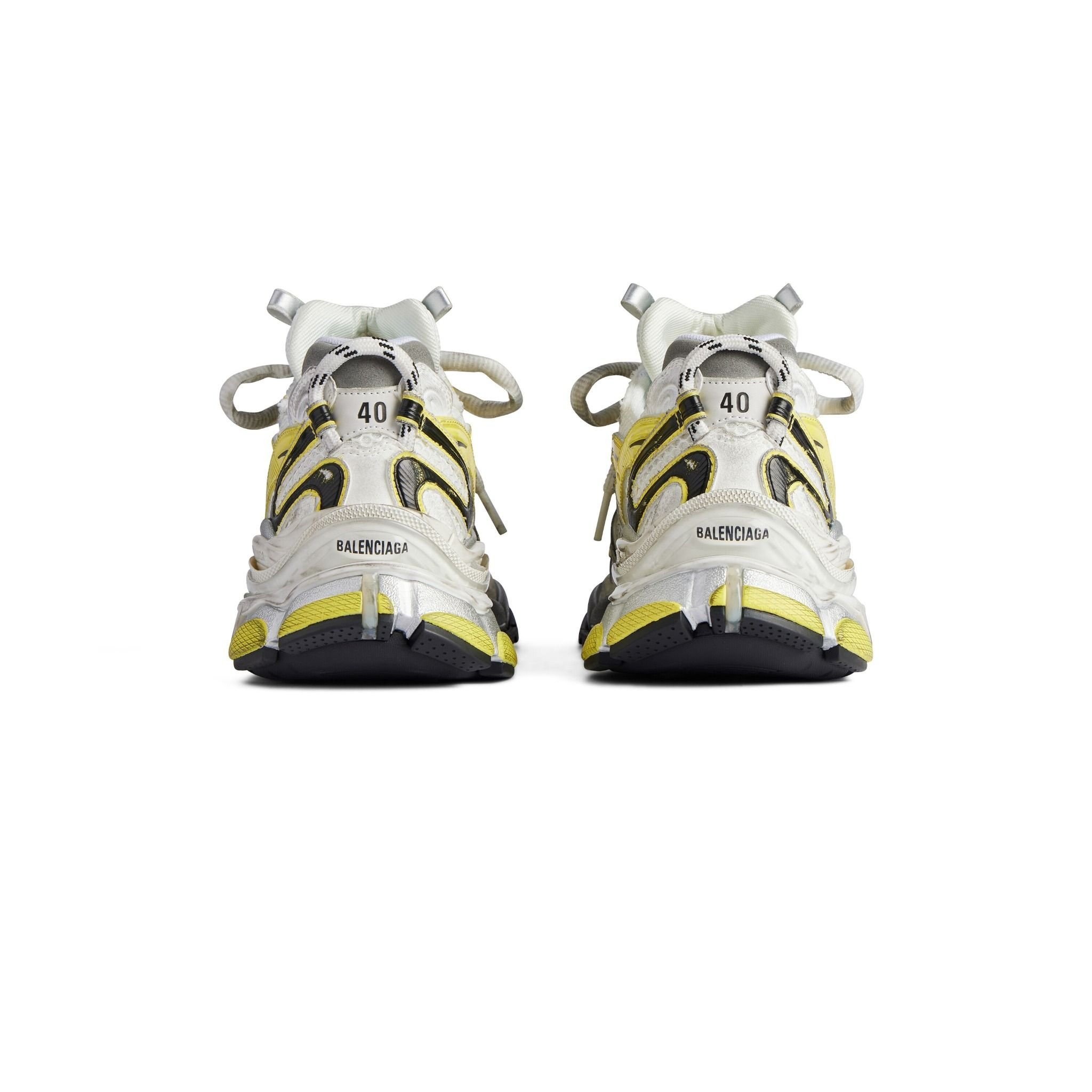 Giày Balenciaga Runner 2.0 Trainers 'White Yellow' 779066W3RXP9710 - Ảnh 5