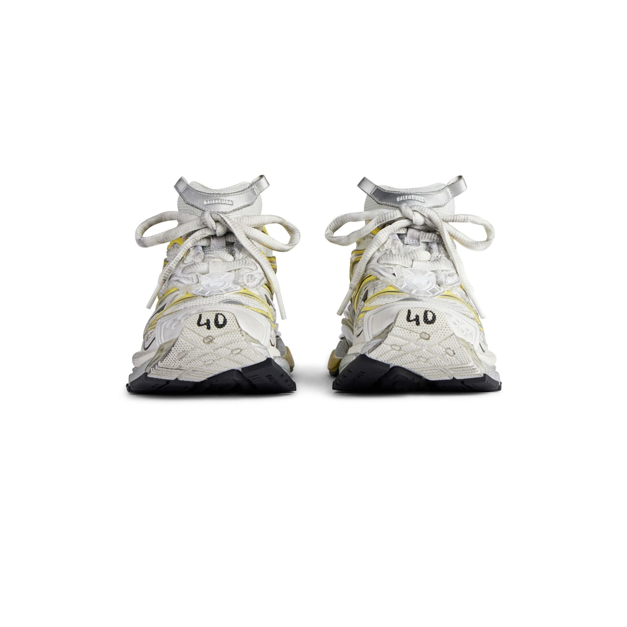 Giày Balenciaga Runner 2.0 Trainers 'White Yellow' 779066W3RXP9710 - Ảnh 3