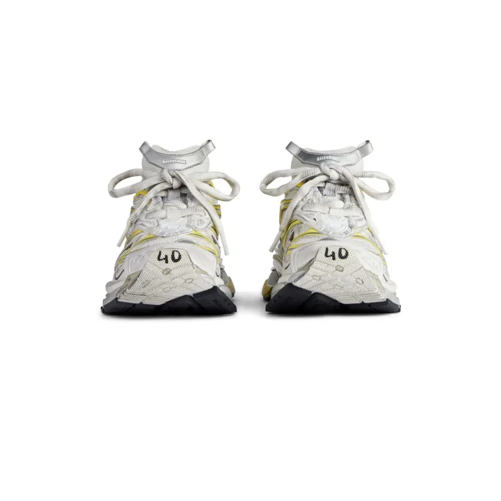 Giày Balenciaga Runner 2.0 Trainers 'White Yellow' 779066W3RXP9710 - Ảnh 3