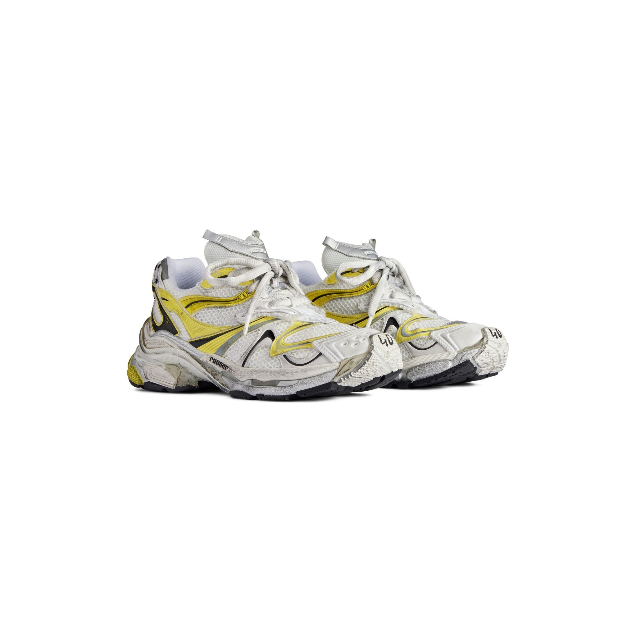 Alternative view of Giày Balenciaga Runner 2.0 Trainers 'White Yellow' 779066W3RXP9710