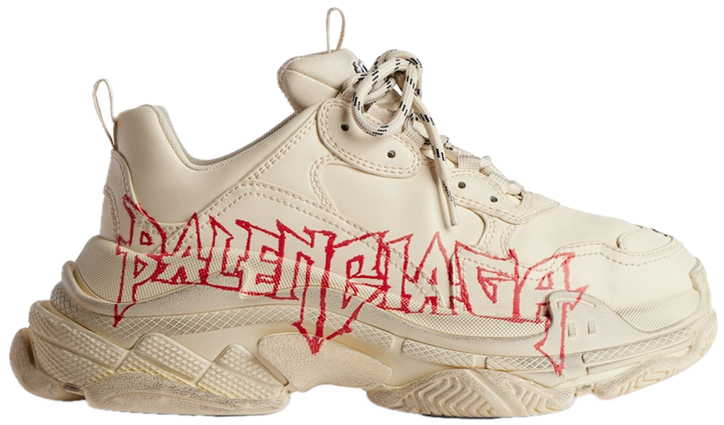 Giày Balenciaga Triple S Trainers Diy Metal 'Beige' 536737W2FAY9016