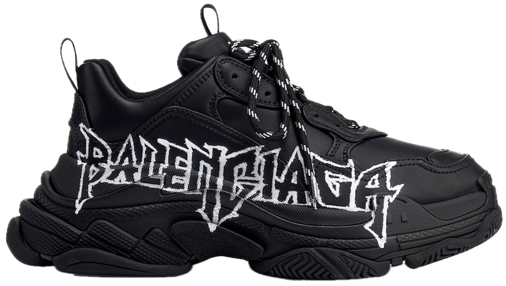 Giày Balenciaga Triple S Trainers Diy Metal 'Black' 536737W2FAY1090