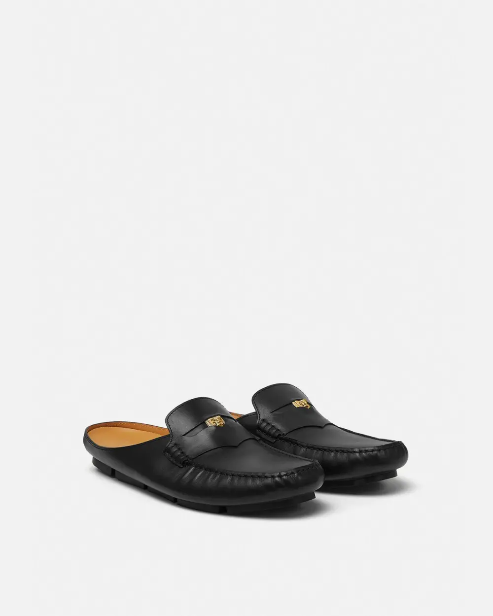Giày Versace Medusa Biggie Driver Mules 'Black' 1010184-1A00693-1B00V - Ảnh 3