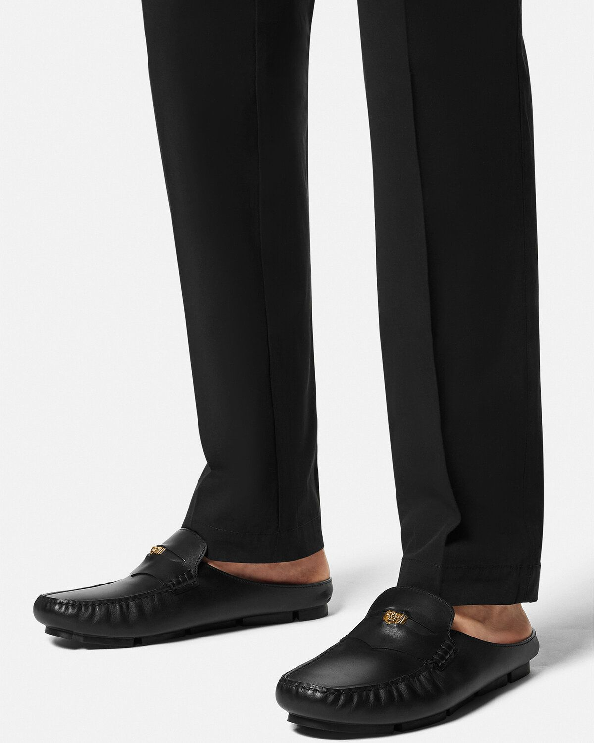 Alternative view of Giày Versace Medusa Biggie Driver Mules 'Black' 1010184-1A00693-1B00V