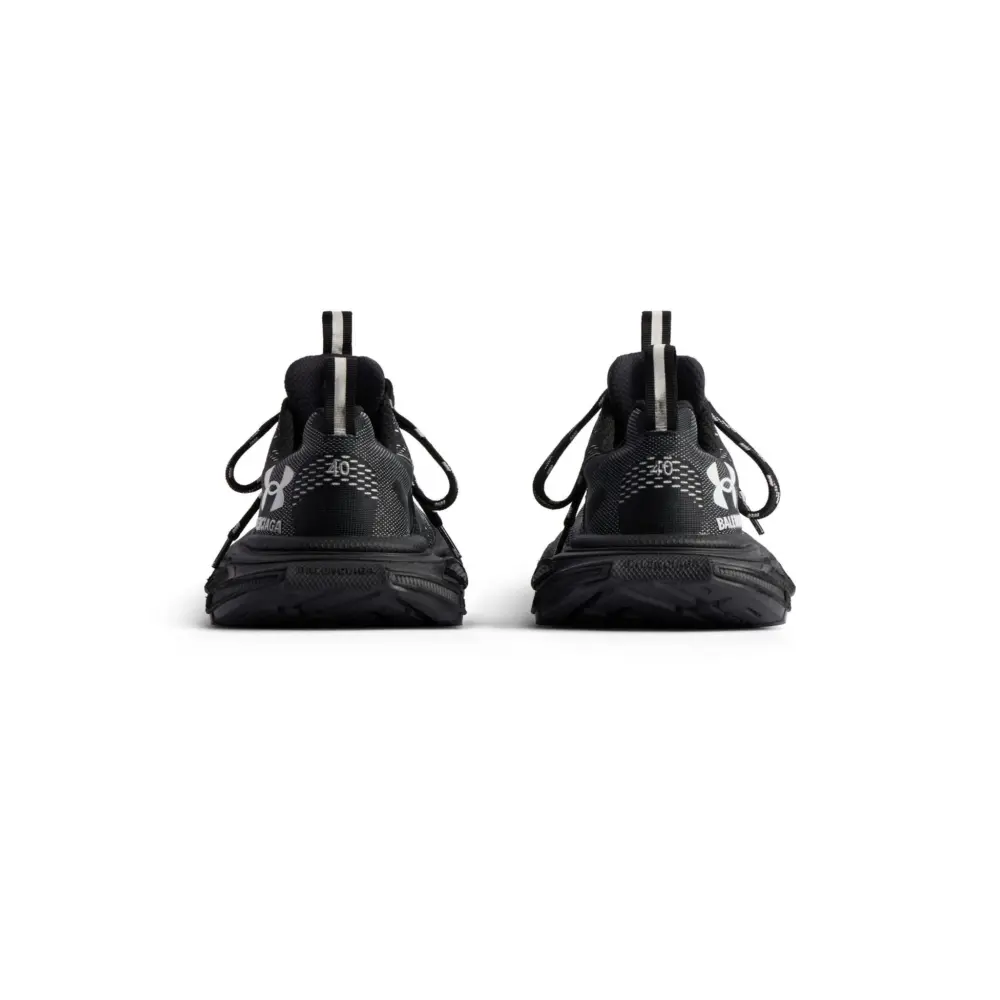 Giày Balenciaga Under Armour 3xl Knit Trainers 'Black' 814415W3XUA1090 - Ảnh 5