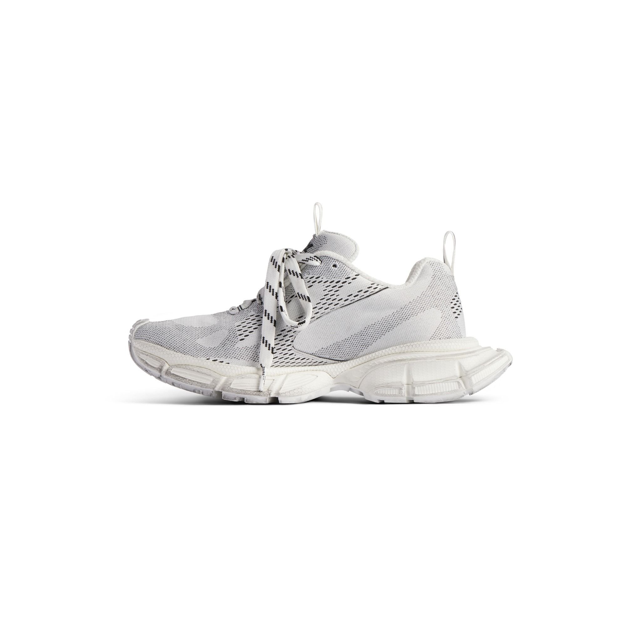 Giày Balenciaga Under Armour 3xl Knit Trainers 'White' 814415W3XUA9010 - Ảnh 4