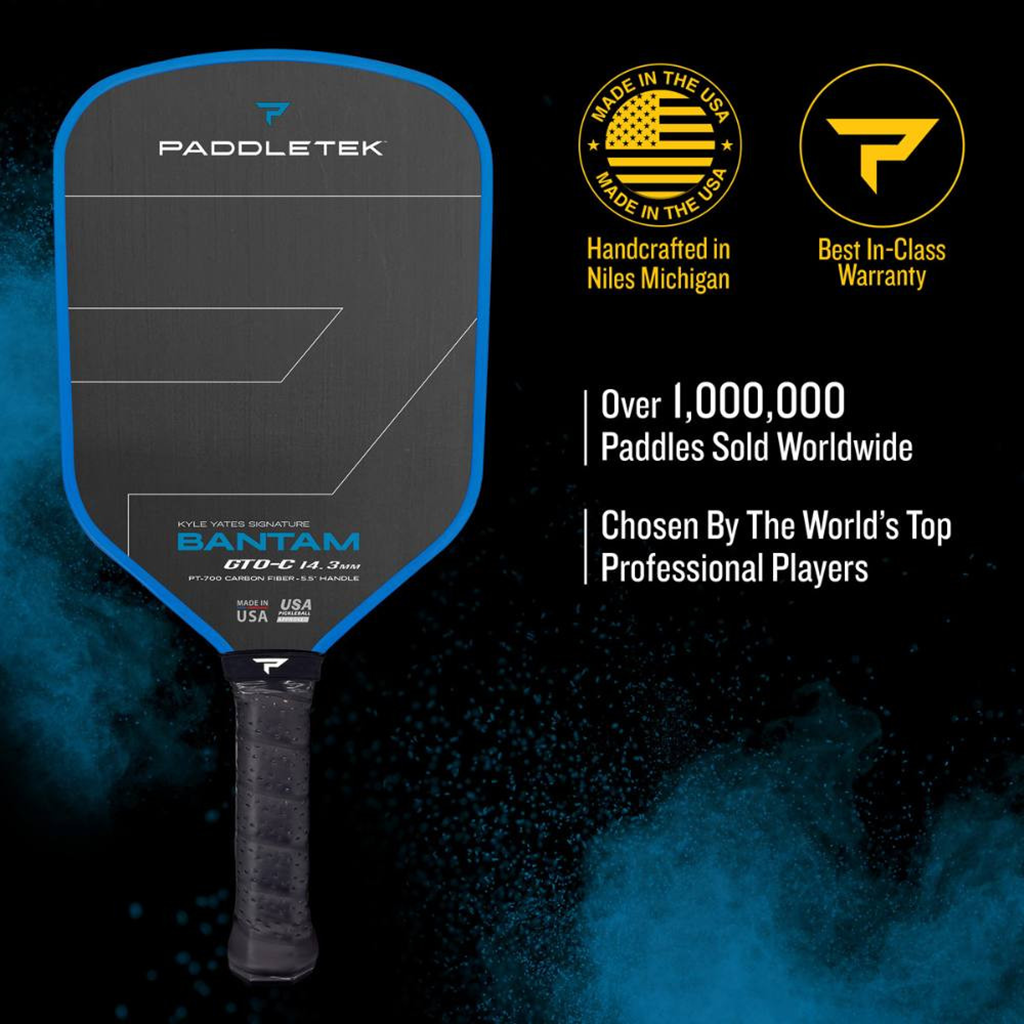 Alternative view of Vợt Pickleball Paddletek Bantam GTO-C 14.3 14.3mm ‘Blue’