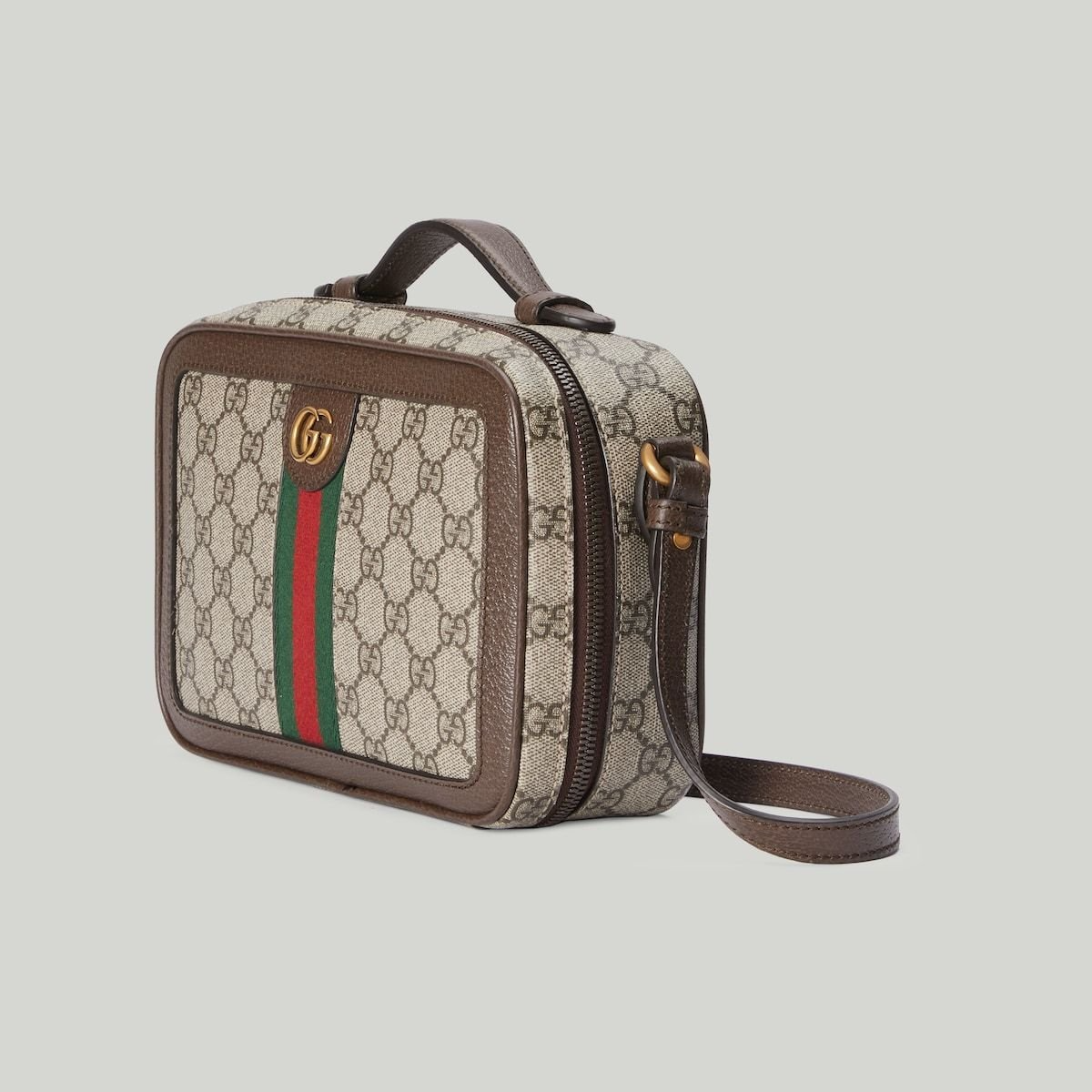 Túi Gucci Ophidia Small Shoulder Bag With Web 'Beige' 739392-96IWT-8745 - Ảnh 3
