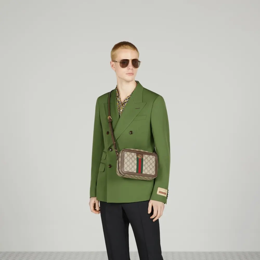 Alternative view of Túi Gucci Ophidia Small Shoulder Bag With Web 'Beige' 739392-96IWT-8745