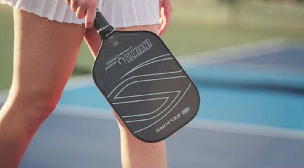 Vợt Pickleball Selkirk Vanguard Control Invikta Lightweight Raw Carbon 16mm ‘Black’ - Ảnh 5