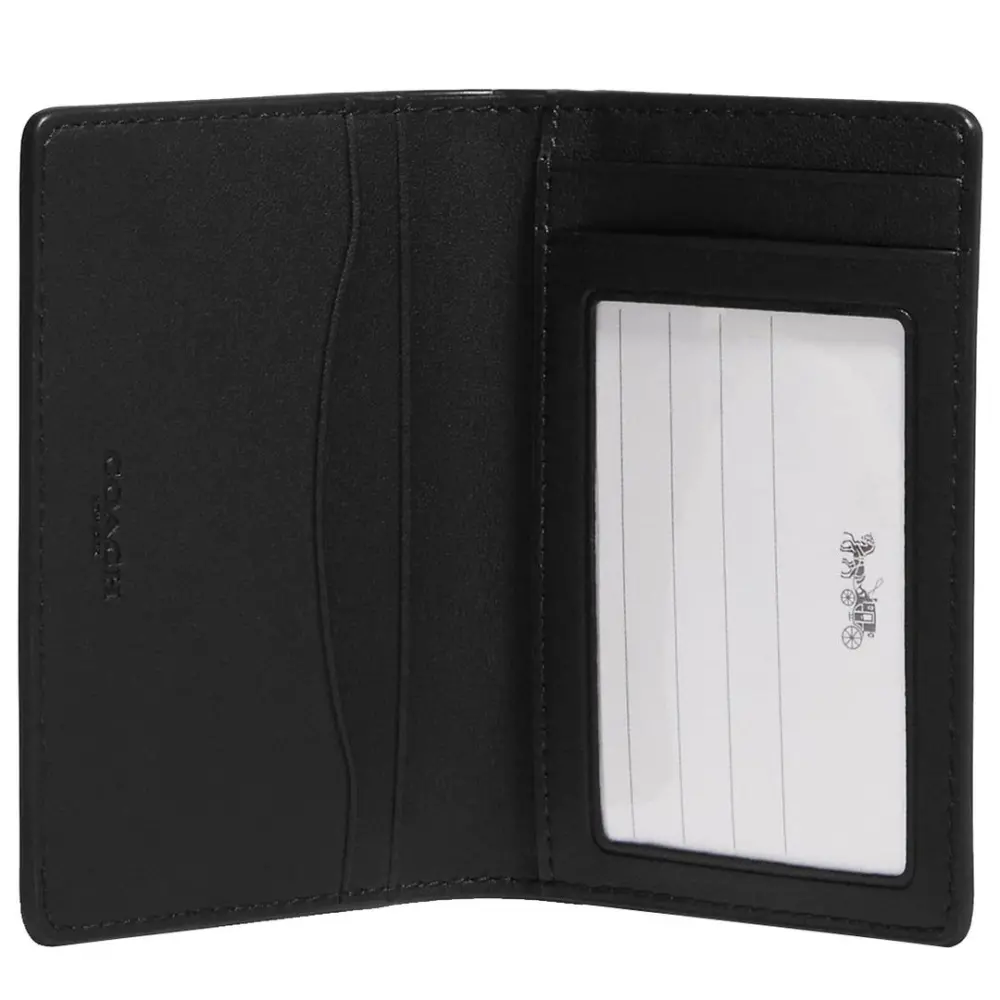 Alternative view of Ví Coach Id Wallet 'Black' CJ753-QBMI5