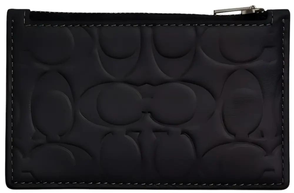 Ví Coach Zip Card Case 'Black' CY906-QBBK