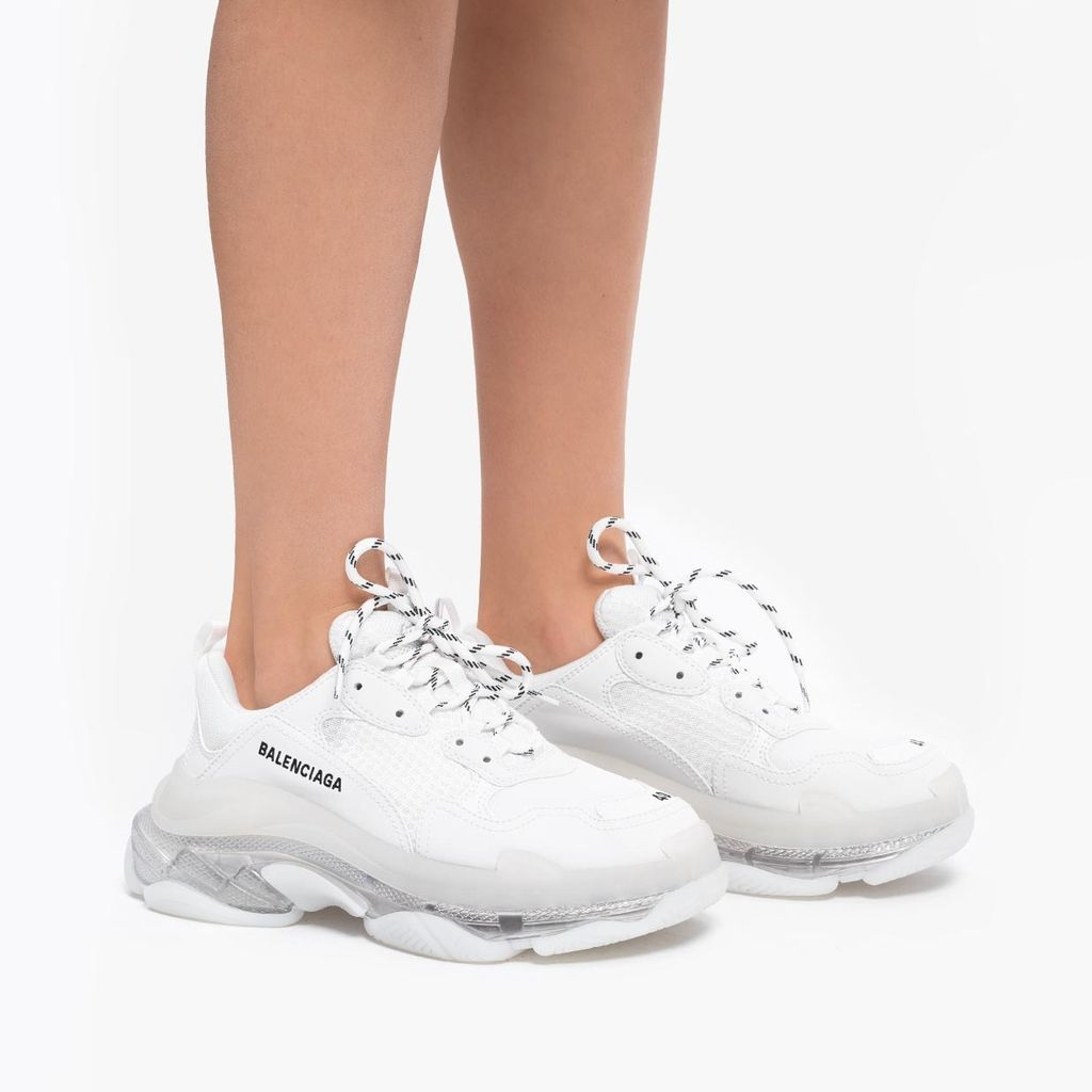 Alternative view of Giày Balenciaga Triple S Trainers Clear Sole 'White' 544351W2FB19000