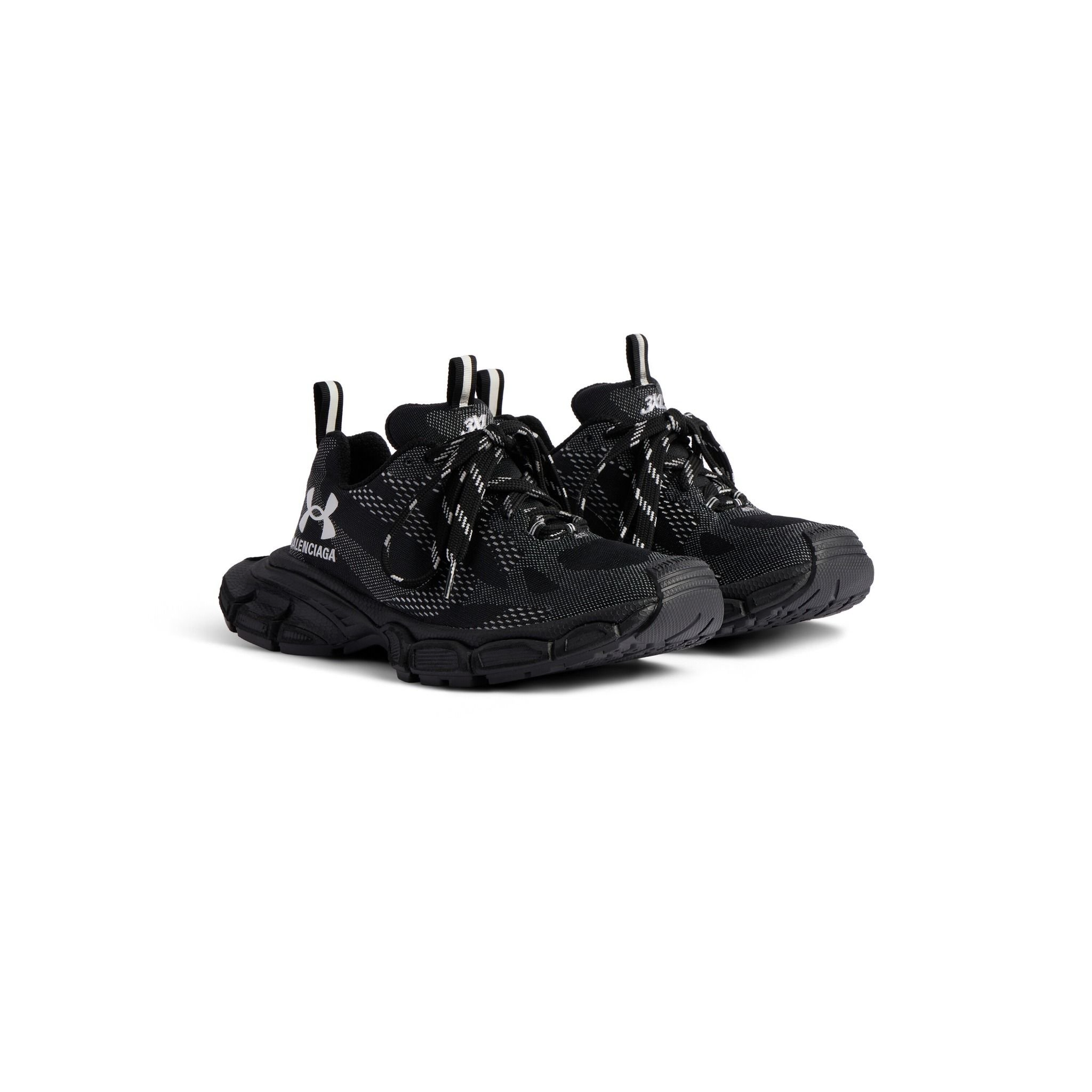 Alternative view of Giày Balenciaga x Under Armour 3xl Knit Trainers 'Black' 814419W3XUA1090