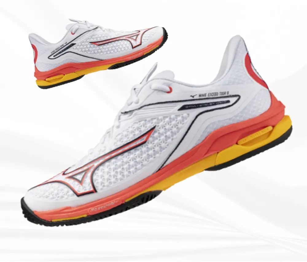 Giày Mizuno Wave Exceed Tour 6 AC ‘White Red’ 61GA247174 - Ảnh 4