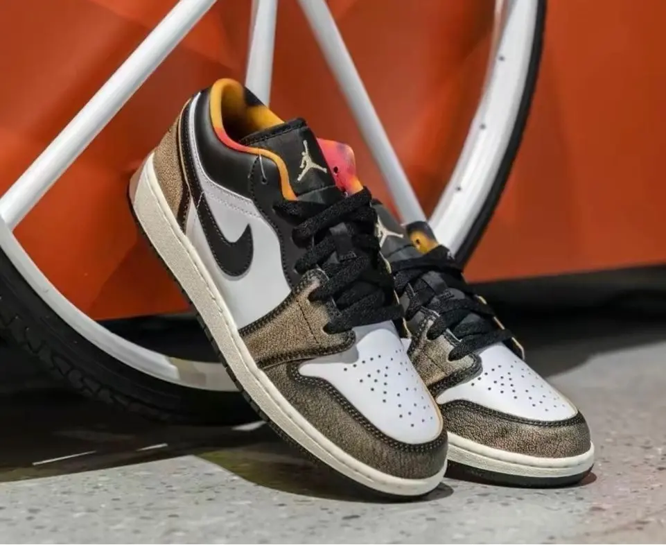 Giày Nike Air Jordan 1 Low SE GS ‘Tan’ DQ8421-001 - Ảnh 5