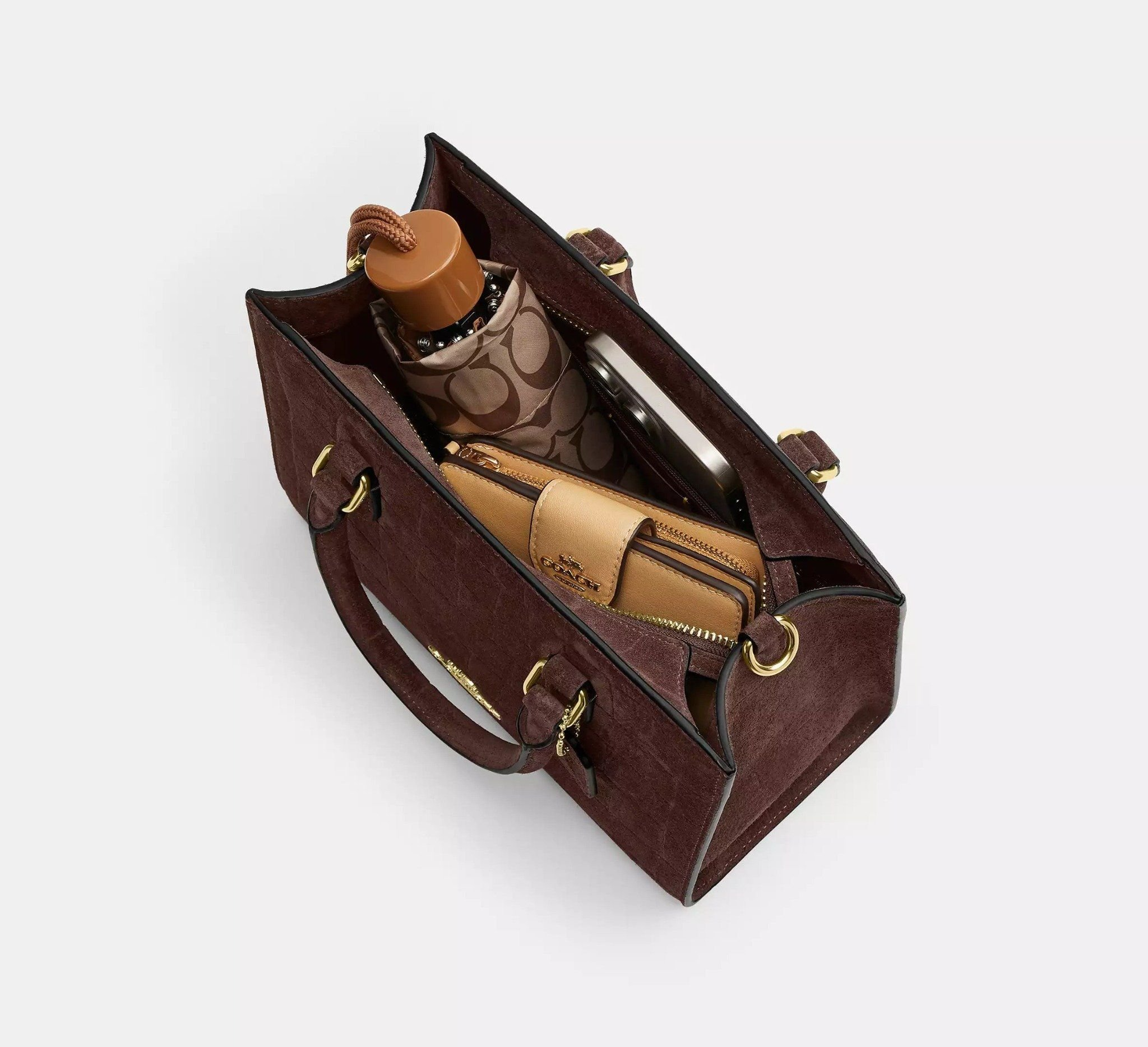 Túi Coach Maggie Small Tote Bag 'Maple' CCC71-IMMPL - Ảnh 6