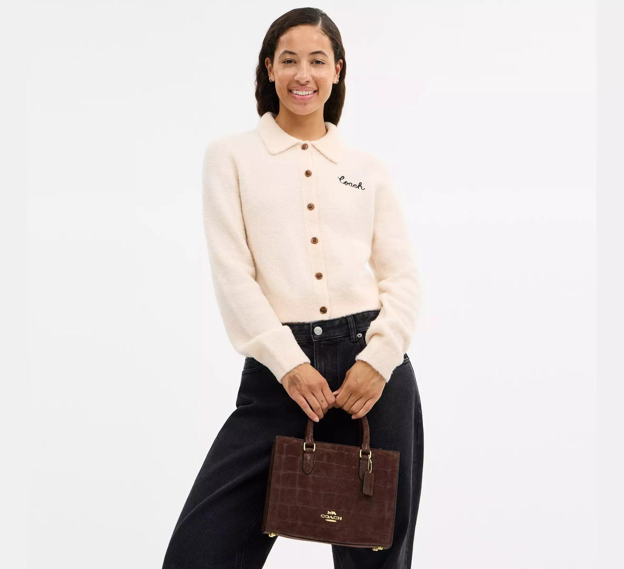 Túi Coach Maggie Small Tote Bag 'Maple' CCC71-IMMPL - Ảnh 3