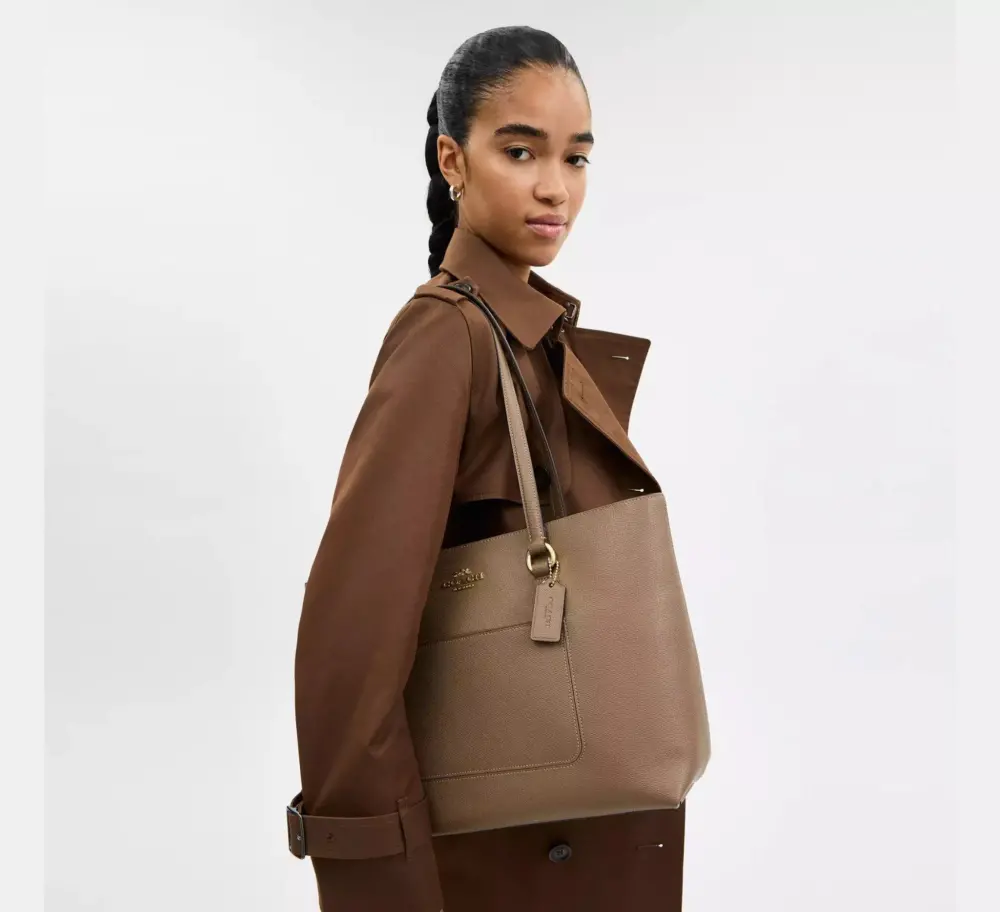 Alternative view of Túi Coach Station Tote Bag 'Dark Stone' CCD71-IMV2R