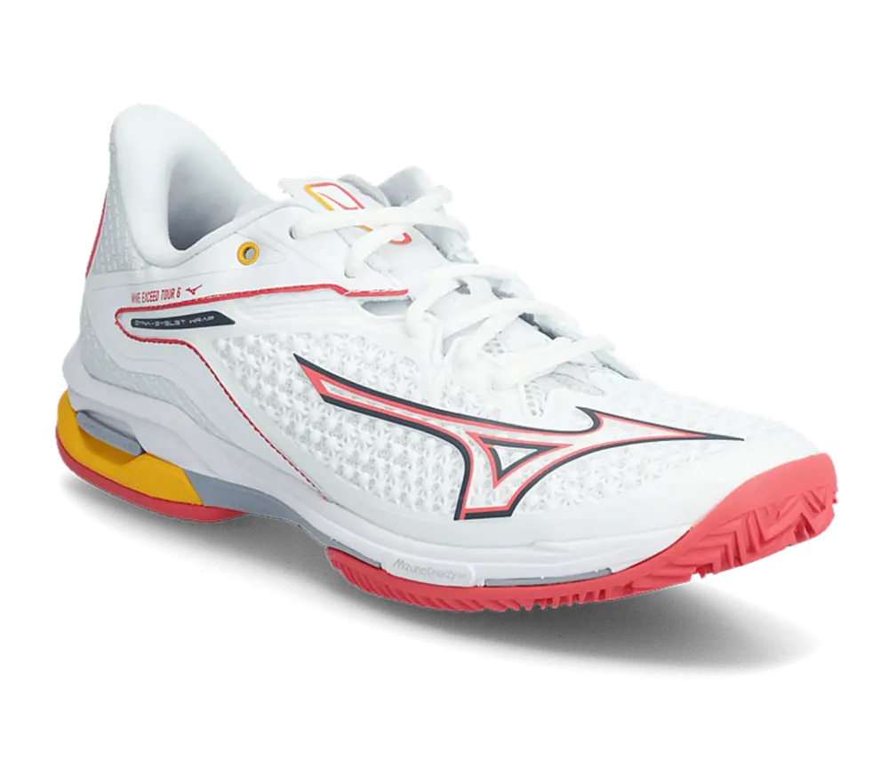 Giày Mizuno Wave Exceed Tour 6 AC ‘White Red’ 61GA247174 - Ảnh 3