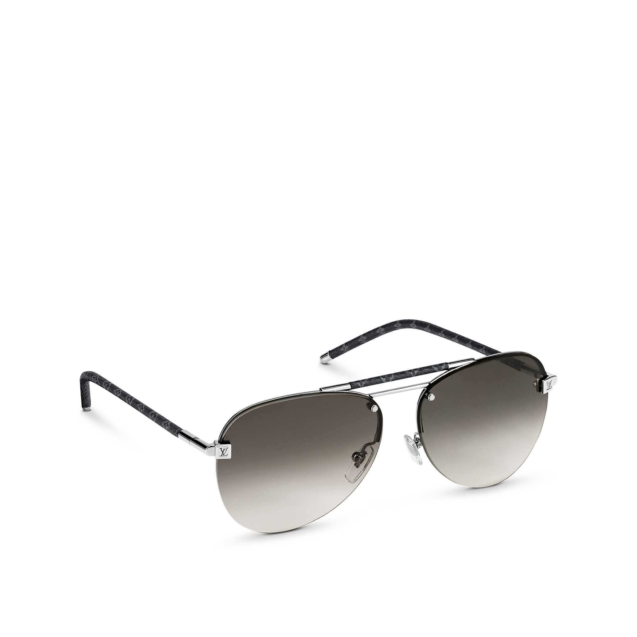 Kính Louis Vuitton Clockwise Canvas S00 'Grey' Z1109W - Ảnh 4