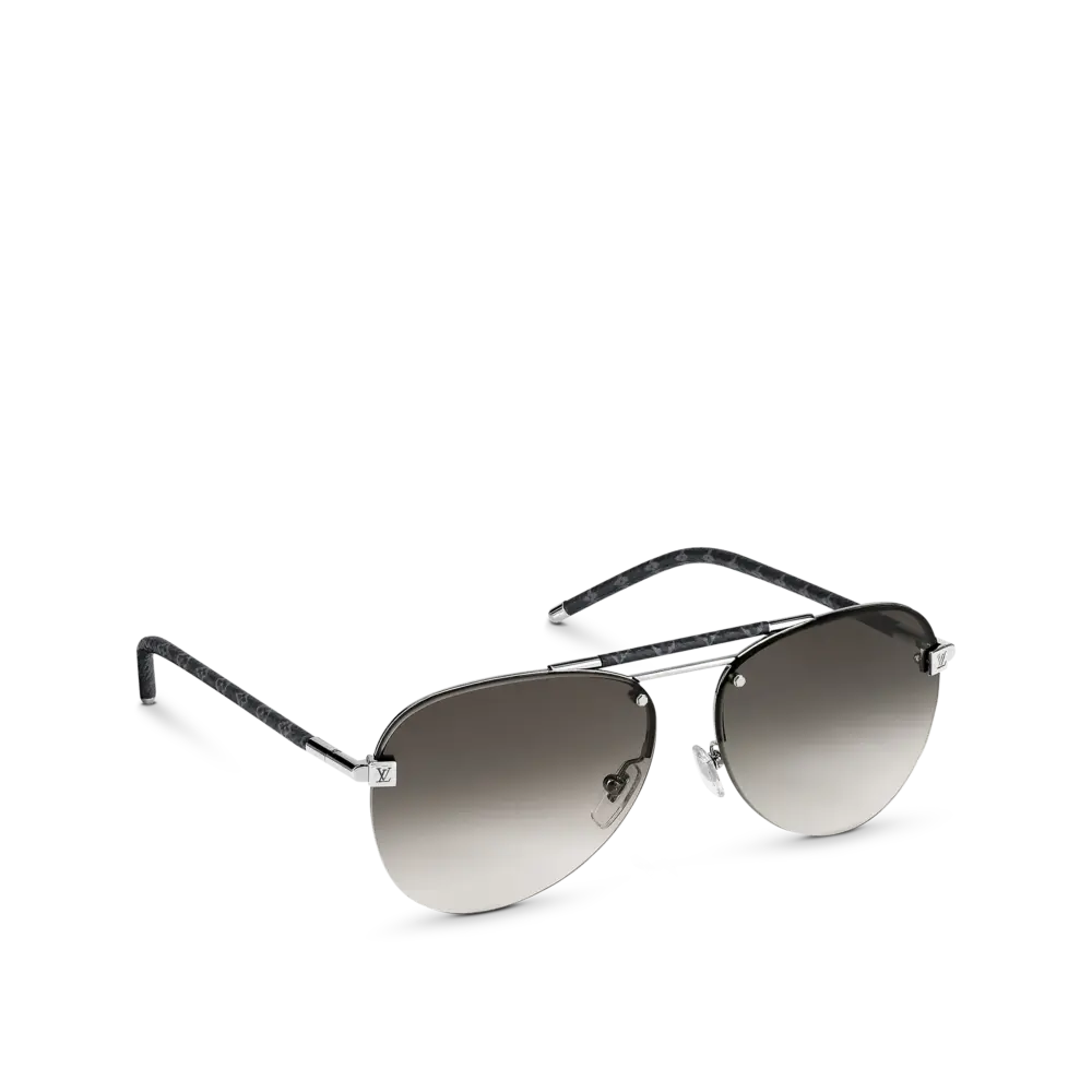 Kính Louis Vuitton Clockwise Canvas S00 'Grey' Z1109W - Ảnh 4