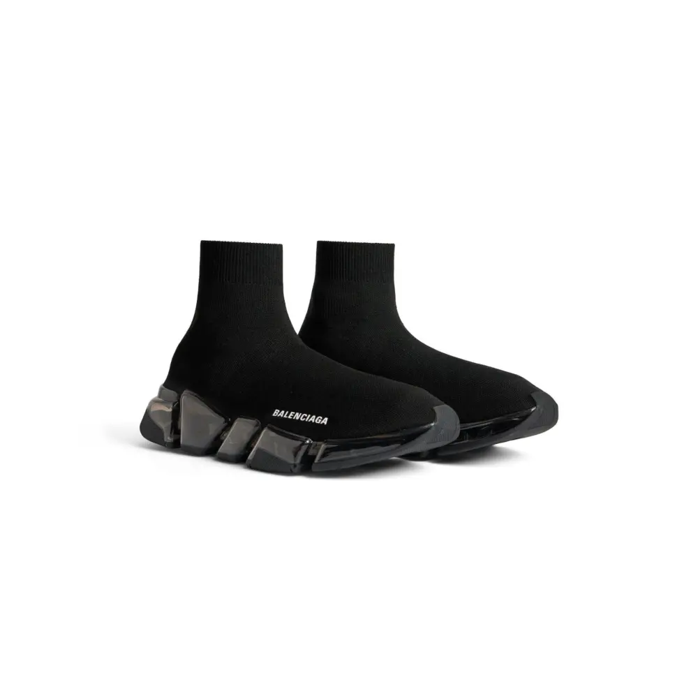 Giày Balenciaga Speed 2.0 Recycled Knit Trainers 'Black' 617239W2DC41000 - Ảnh 5