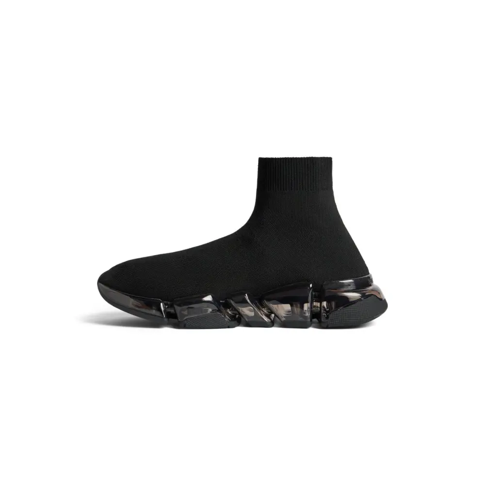 Giày Balenciaga Speed 2.0 Recycled Knit Trainers 'Black' 617239W2DC41000 - Ảnh 6