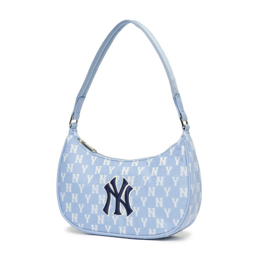 Alternative view of Túi MLB Monogram Hobo NY Yankees Blue 3ABQS012N-50BL