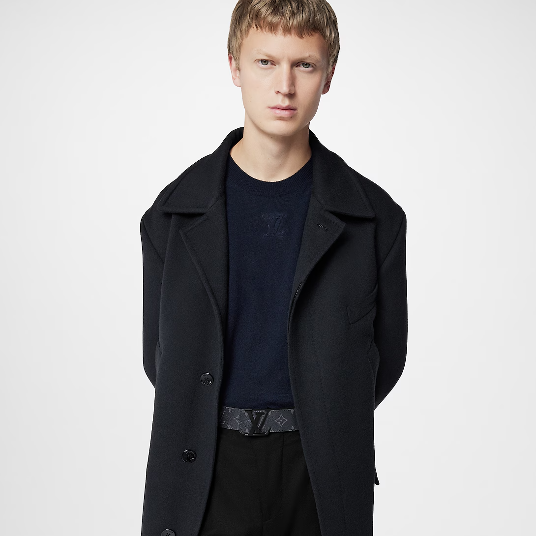 Alternative view of Thắt Lưng Louis Vuitton LV Initials 40MM Matte Black Belt 'Black' M0449