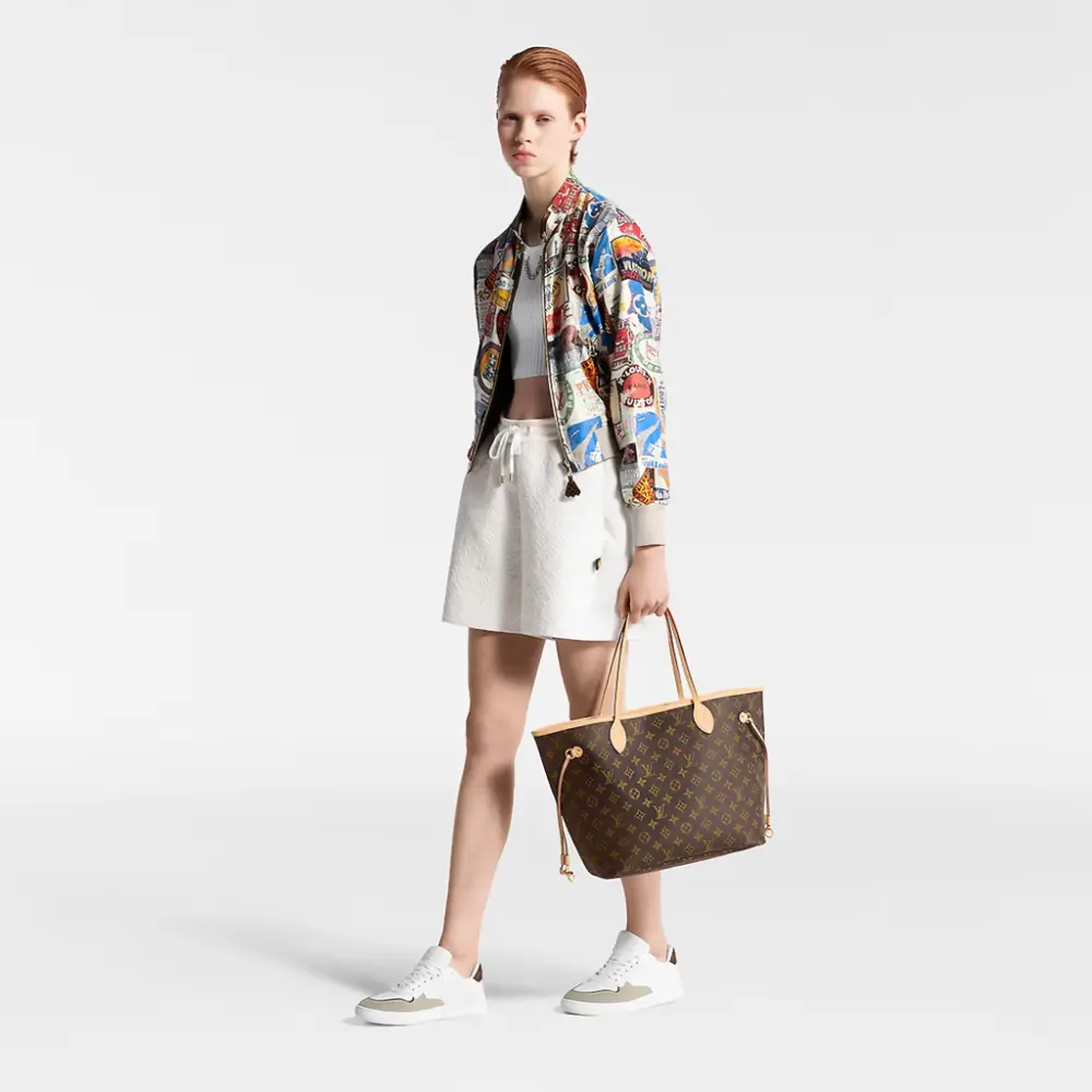 Alternative view of Túi Louis Vuitton Neverfull MM Tote Bag 'Beige' M46975