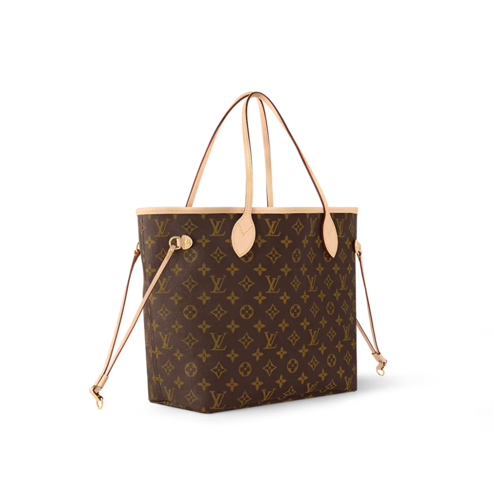 Túi Louis Vuitton Neverfull MM Tote Bag 'Beige' M46975 - Ảnh 4