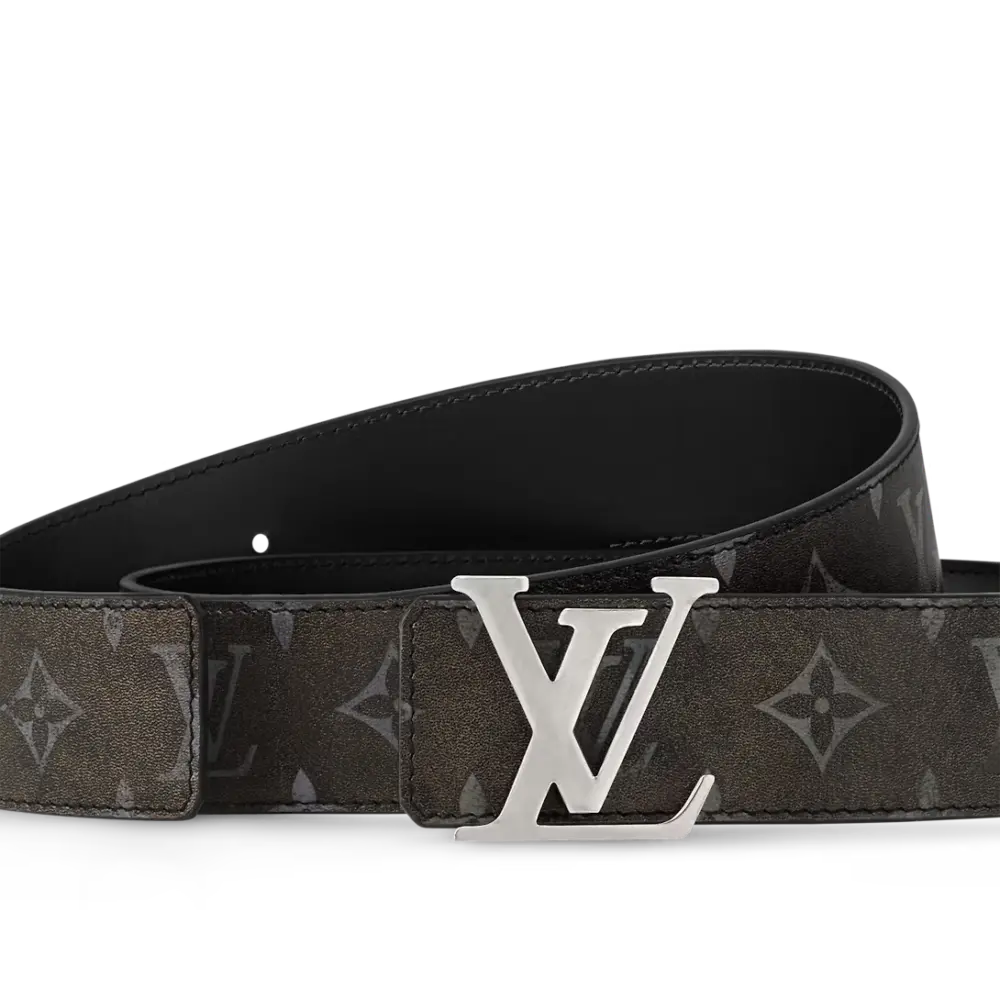 Thắt Lưng Louis Vuitton LV Initials 40MM Reversible Belt 'Black' M8741T - Ảnh 3