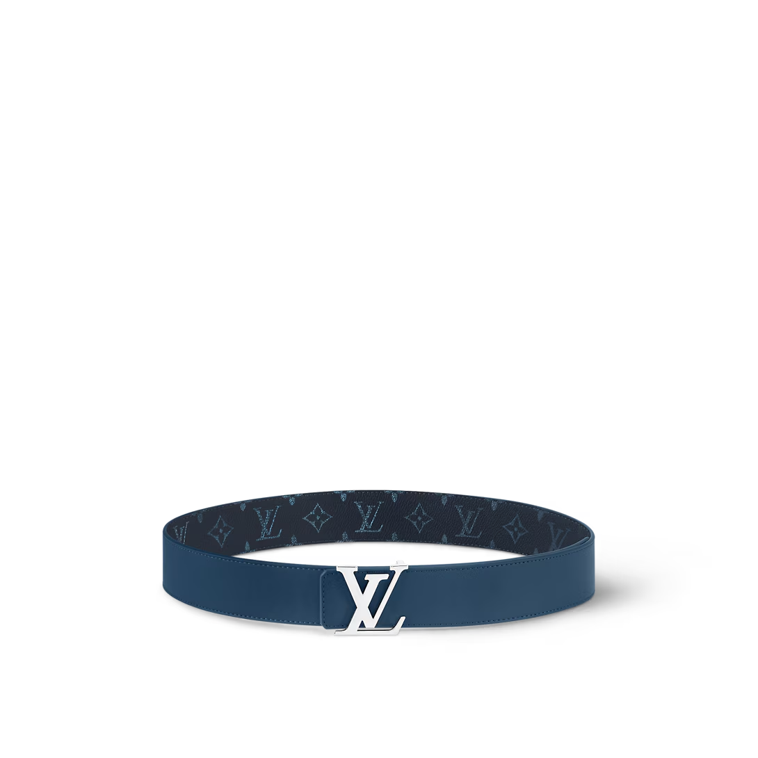 Thắt Lưng Louis Vuitton LV Initials 40MM Reversible Belt 'Blue' M8707 - Ảnh 3