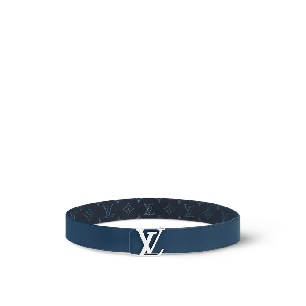 Thắt Lưng Louis Vuitton LV Initials 40MM Reversible Belt 'Blue' M8707 - Ảnh 3