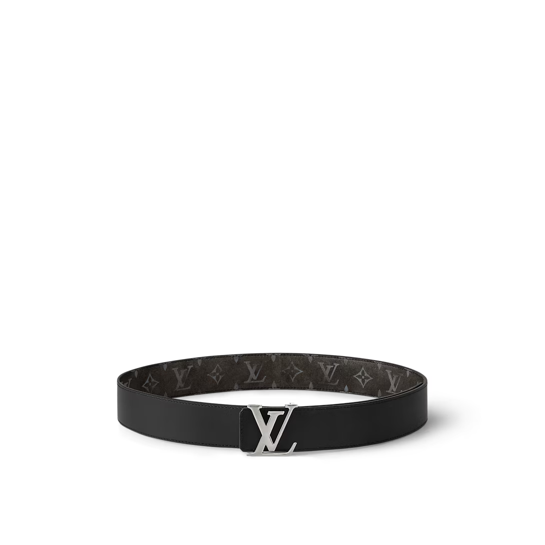 Thắt Lưng Louis Vuitton LV Initials 40MM Reversible Belt 'Black' M8741T - Ảnh 4