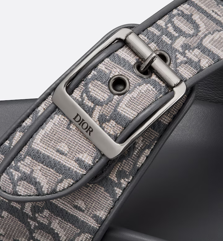 Dép Dior Aqua Sandal 'Deep Gray' 3SA135ZSA-H557 - Ảnh 5