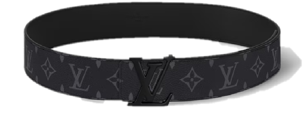 Thắt Lưng Louis Vuitton LV Initials 40MM Matte Black Belt 'Black' M0449