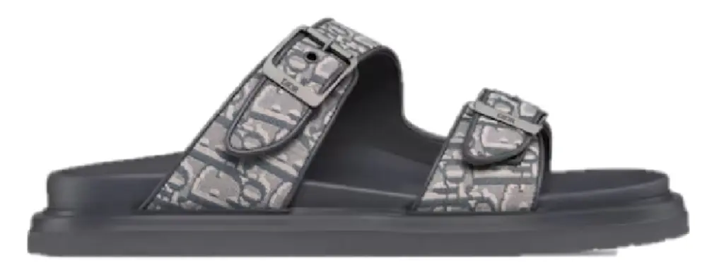 Dép Dior Aqua Sandal 'Deep Gray' 3SA135ZSA-H557