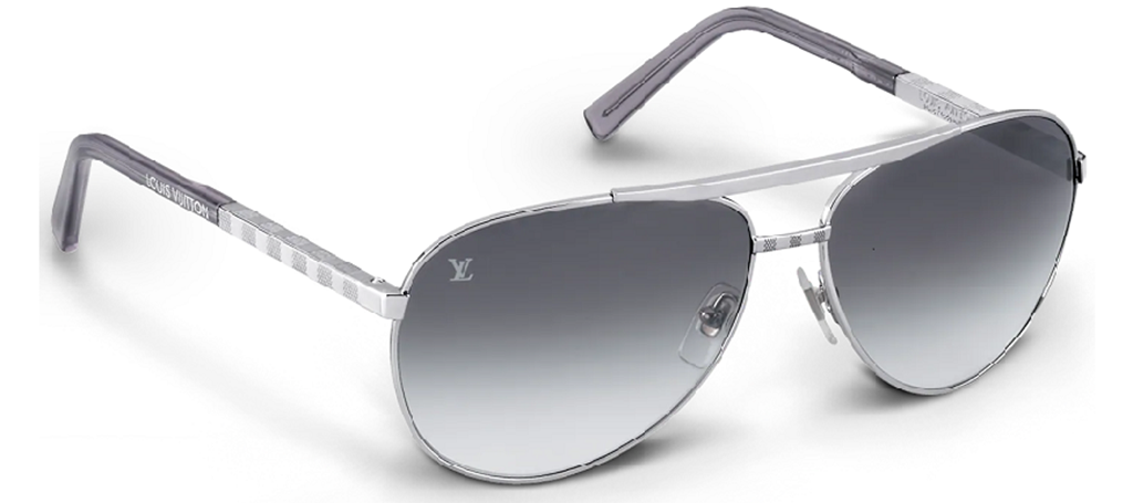 Kính Louis Vuitton Attitude Pilote S00 'Silver' Z0340U