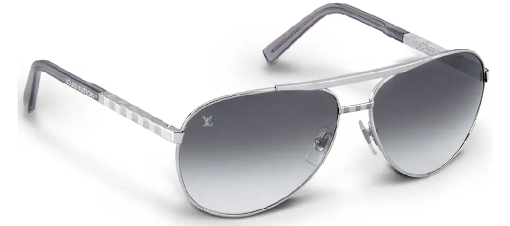 Kính Louis Vuitton Attitude Pilote S00 'Silver' Z0340U
