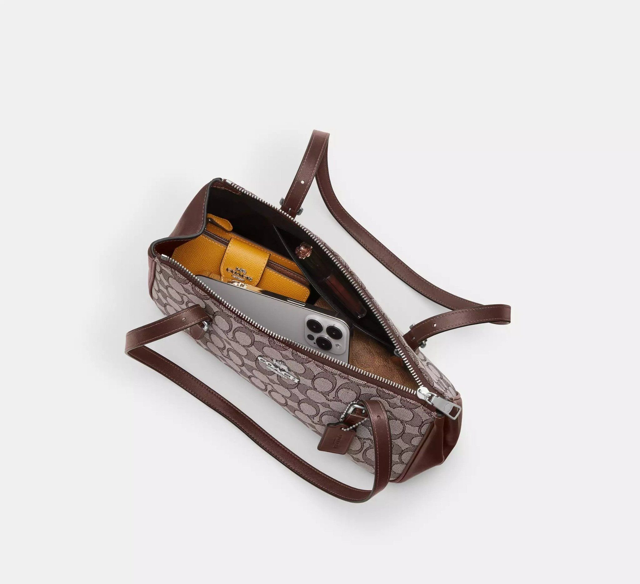 Túi Coach Asher Shoulder Bag 'Maple' CBJ03-SVS8S - Ảnh 5