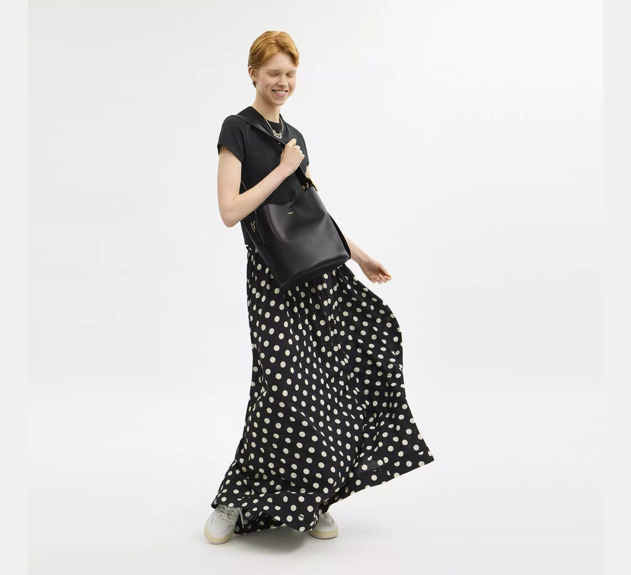 Túi Coach Bleecker Bucket Bag 'Black' CCC23-B4BK - Ảnh 2