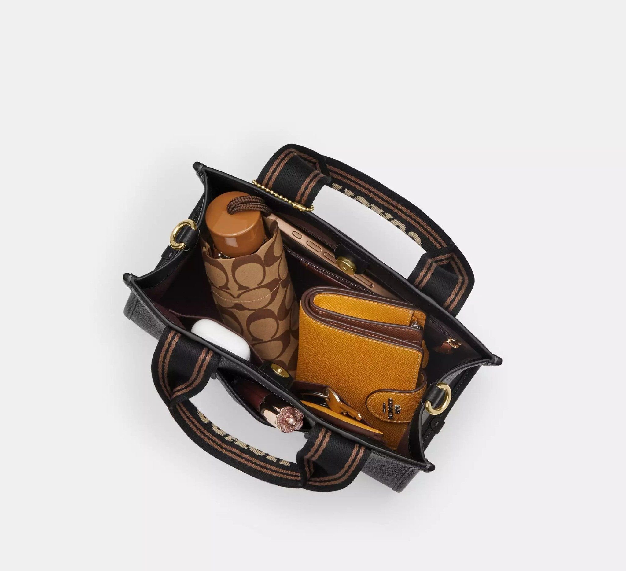 Túi Coach Smith Tote Bag 24 'Black' CBH14-IMA47 - Ảnh 4