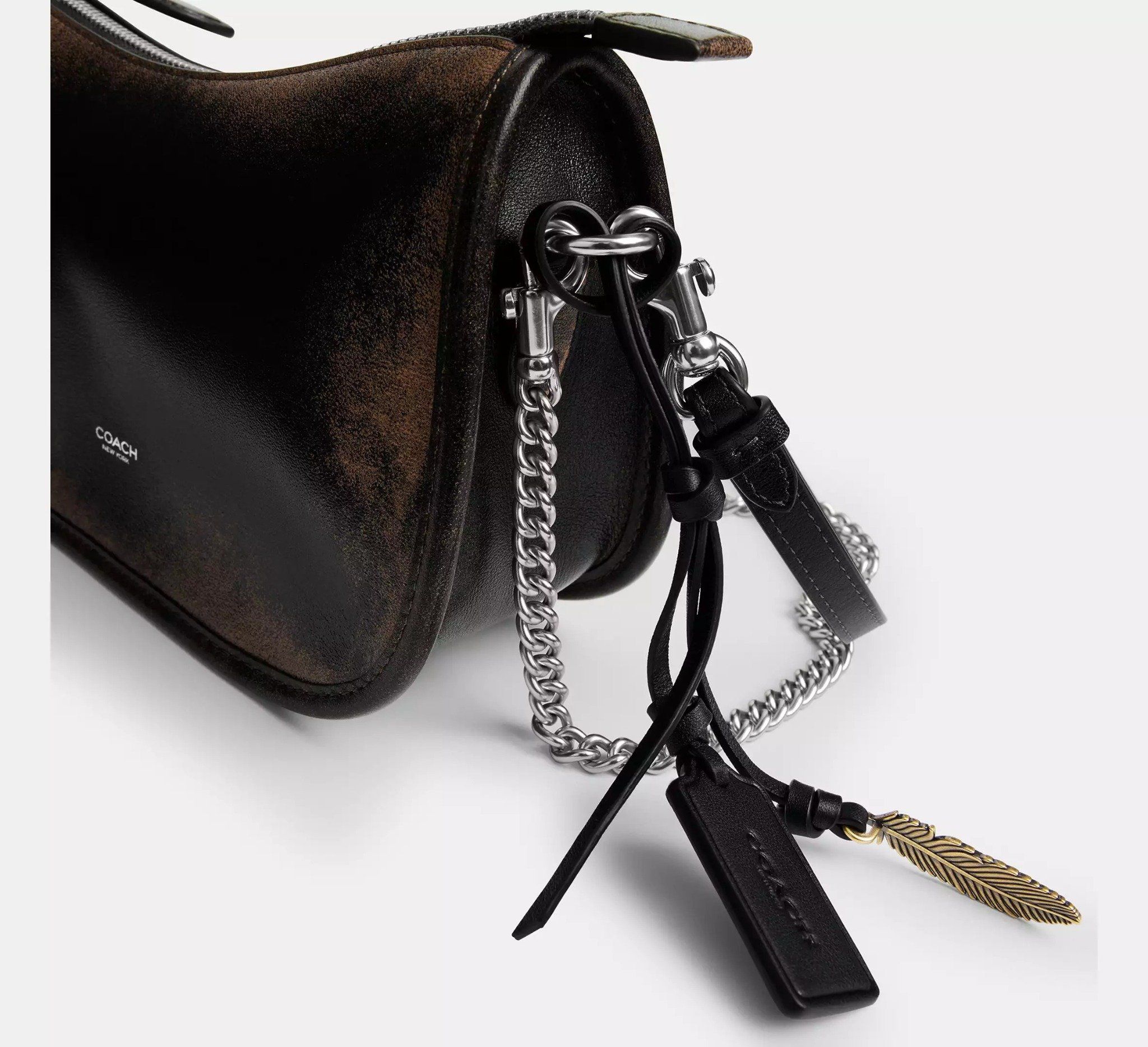 Túi Coach Waverly Bag 'Black Brown' CCC65-LHPMZ - Ảnh 7