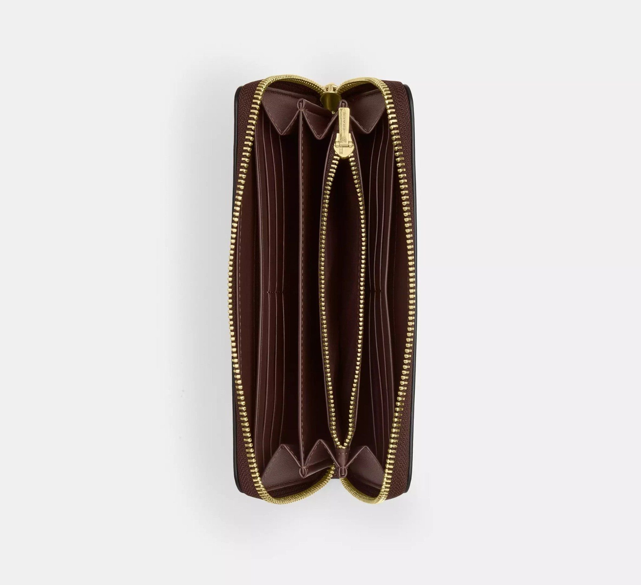 Alternative view of Ví Coach Long Zip Around Wallet 'Maple' CR623-IMMPL