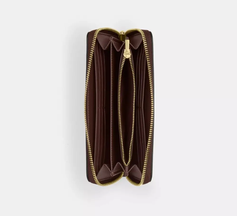 Alternative view of Ví Coach Long Zip Around Wallet 'Maple' CR623-IMMPL