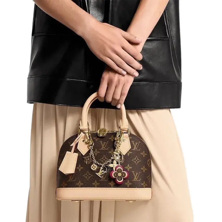 Túi Louis Vuitton LV Alma BB Handle Bag 'Brown' M46990 - Ảnh 5