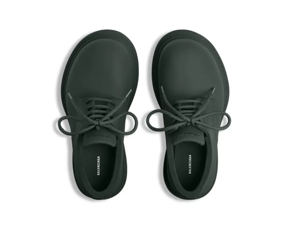 Giày Balenciaga Trainers Worn-out 'Dark Green' 717805W0FOI1025 - Ảnh 5